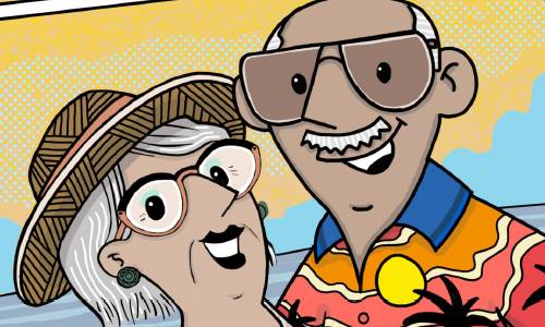 Portfolio illustration Comic Politische Bildung studio animanova