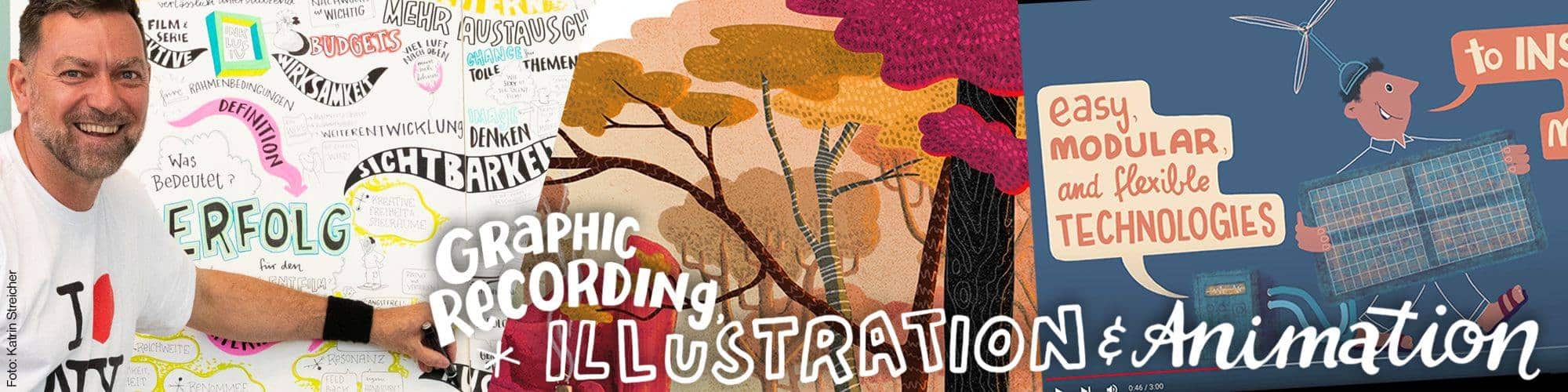 Graphic Recording Illustration Animation studio animanova