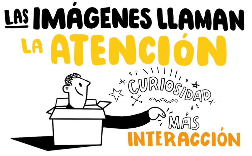 Las imágenes llaman la atención