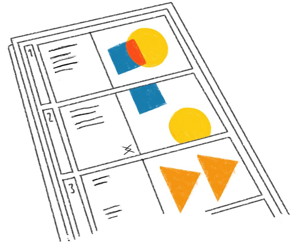 Storyboard Erklärfilm