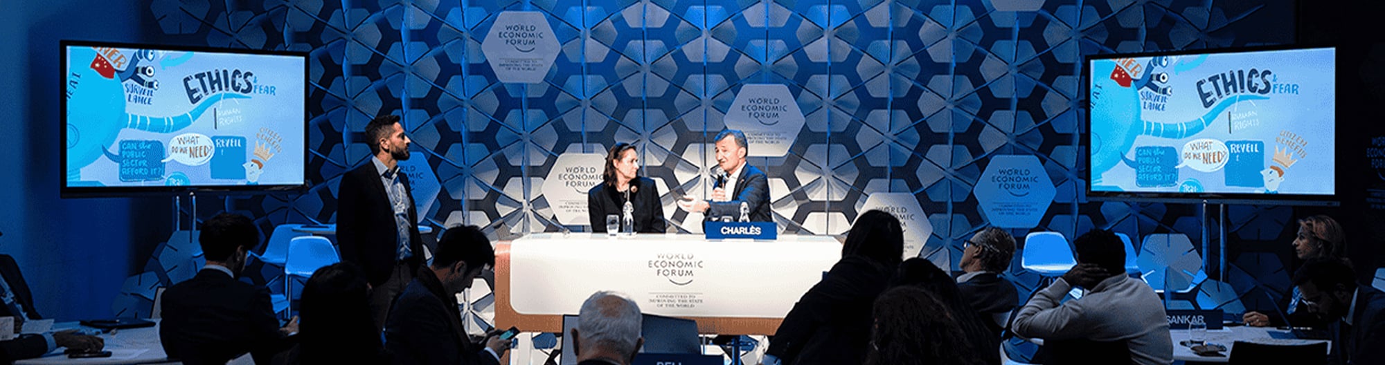 Digital Graphic Recording onsite on Stage studio animanova